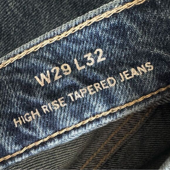 Boden Tapered High-Rise Jean Medium Wash Size 29 - Picture 10 of 11